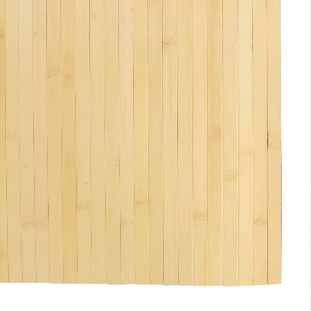 Vloerkleed rechthoekig 80x100 cm bamboe lichtnaturel is nu te koop bij PeponiXL, paradijselijk wonen!