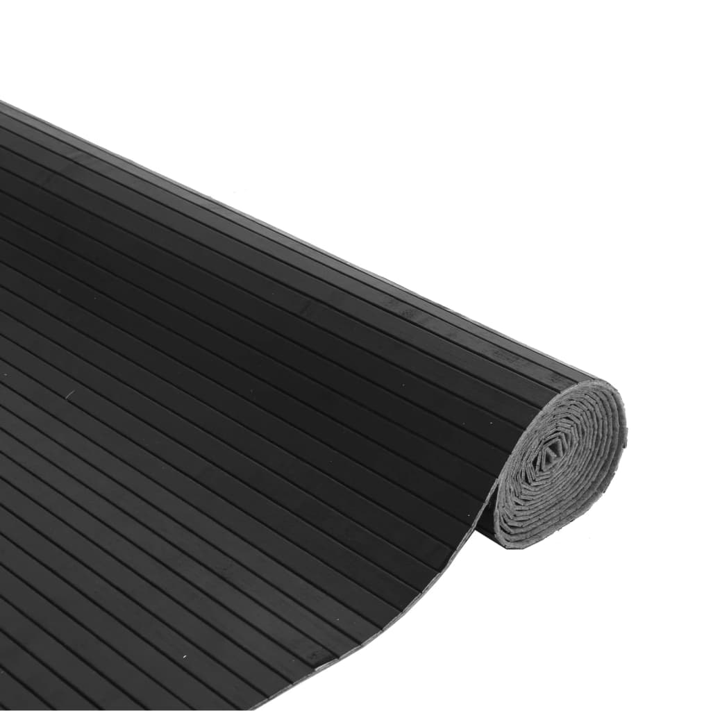 Vloerkleed rechthoekig 80x200 cm bamboe grijs is nu te koop bij PeponiXL, paradijselijk wonen!