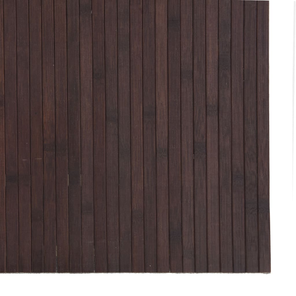 Vloerkleed rechthoekig 80x300 cm bamboe donkerbruin is nu te koop bij PeponiXL, paradijselijk wonen!