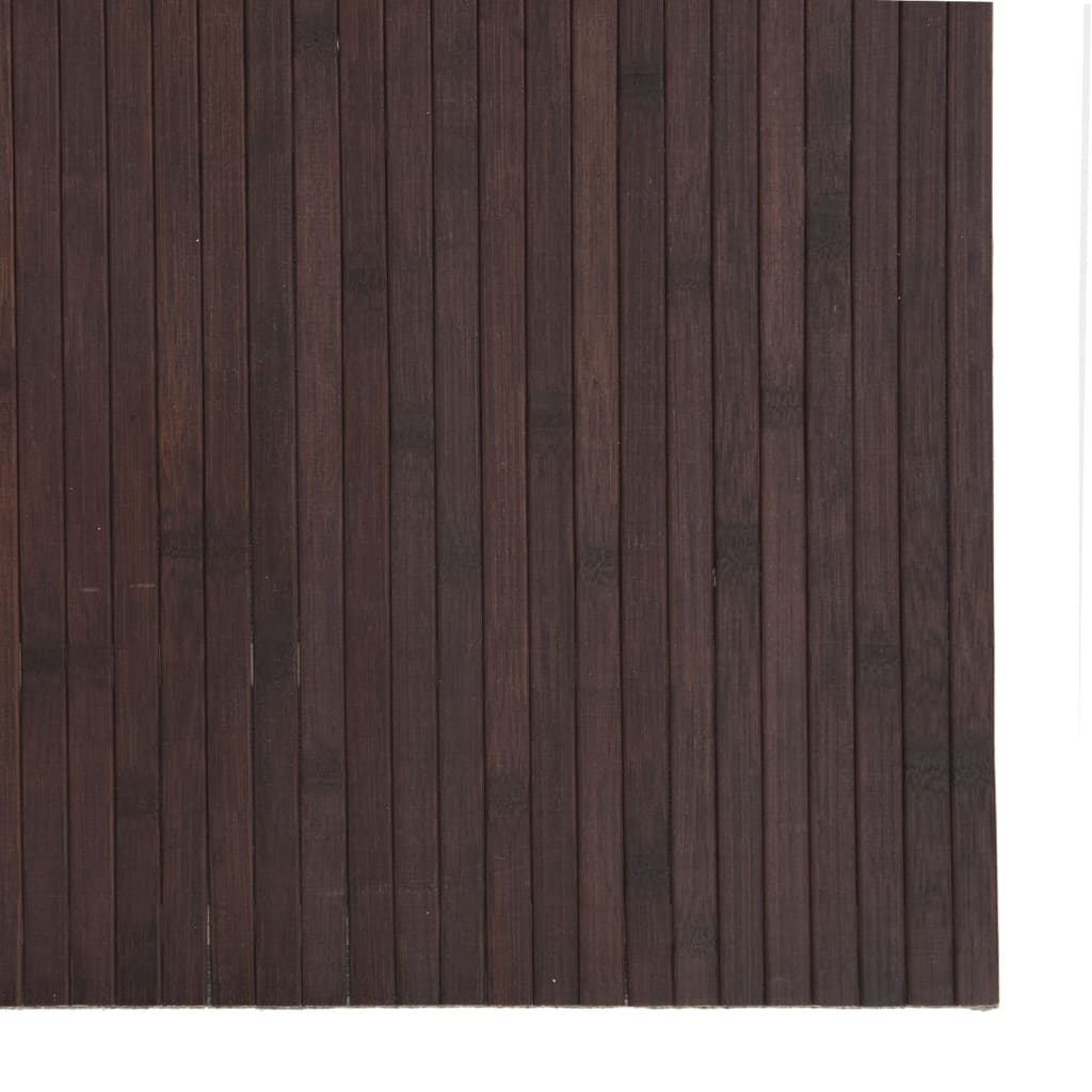 Vloerkleed rechthoekig 80x500 cm bamboe donkerbruin is nu te koop bij PeponiXL, paradijselijk wonen!