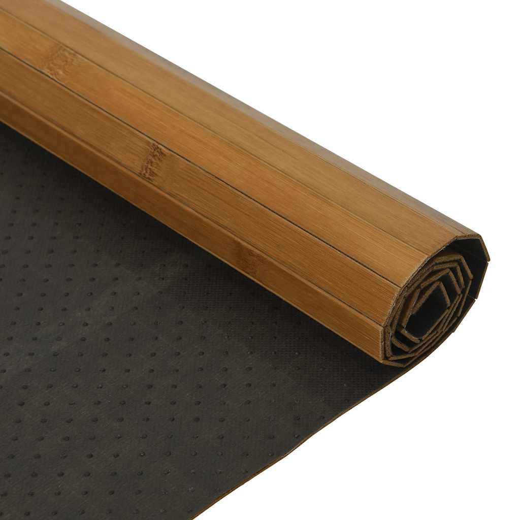 Vloerkleed rechthoekig 100x200 cm bamboe bruin is nu te koop bij PeponiXL, paradijselijk wonen!