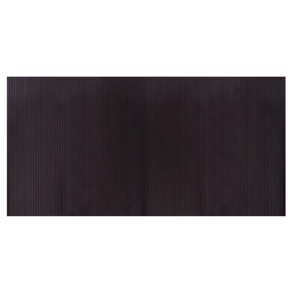 Vloerkleed rechthoekig 100x200 cm bamboe donkerbruin is nu te koop bij PeponiXL, paradijselijk wonen!