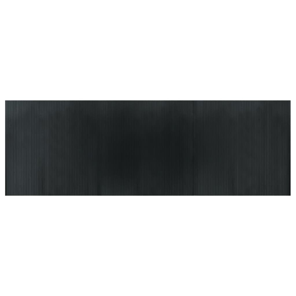 Vloerkleed rechthoekig 100x300 cm bamboe grijs is nu te koop bij PeponiXL, paradijselijk wonen!