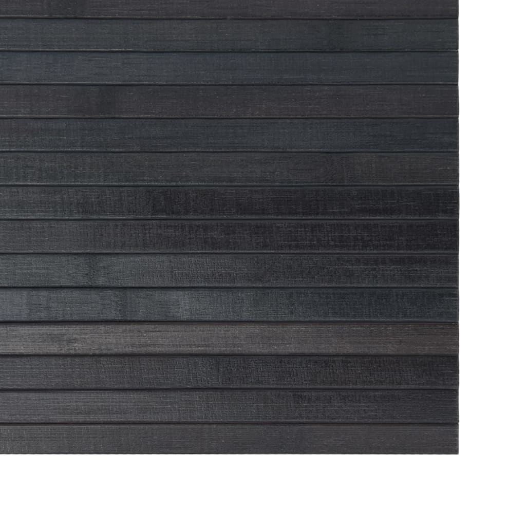 Vloerkleed rechthoekig 100x300 cm bamboe grijs is nu te koop bij PeponiXL, paradijselijk wonen!