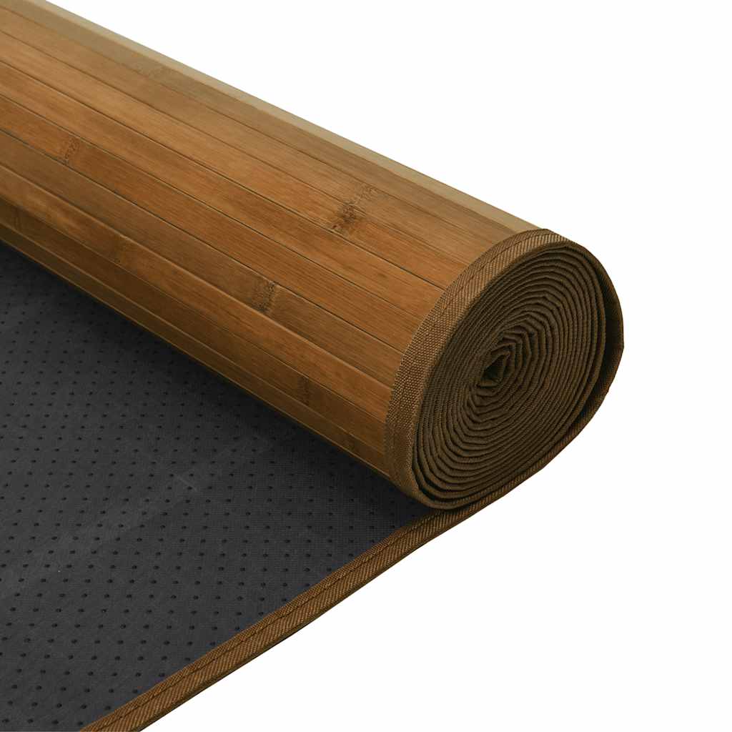Vloerkleed rechthoekig 60x100 cm bamboe bruin is nu te koop bij PeponiXL, paradijselijk wonen!