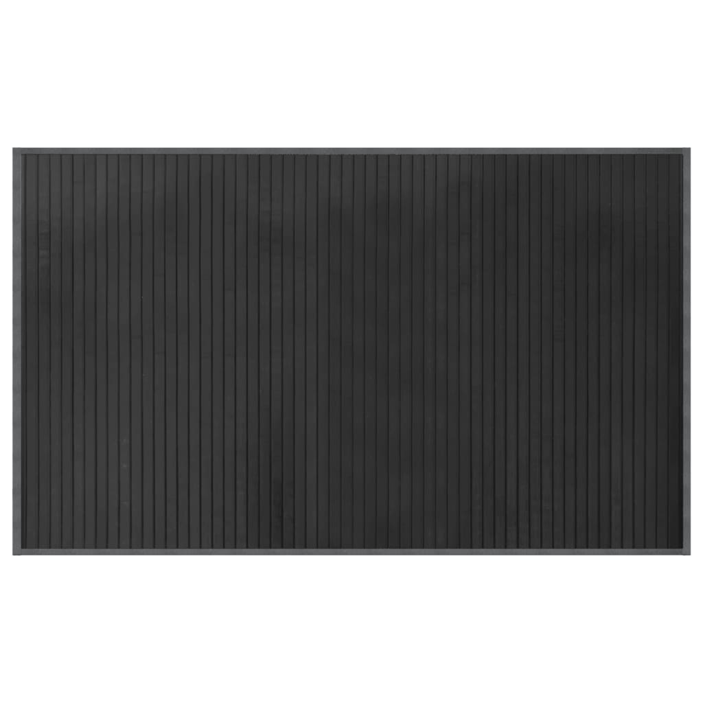Vloerkleed rechthoekig 60x100 cm bamboe grijs is nu te koop bij PeponiXL, paradijselijk wonen!