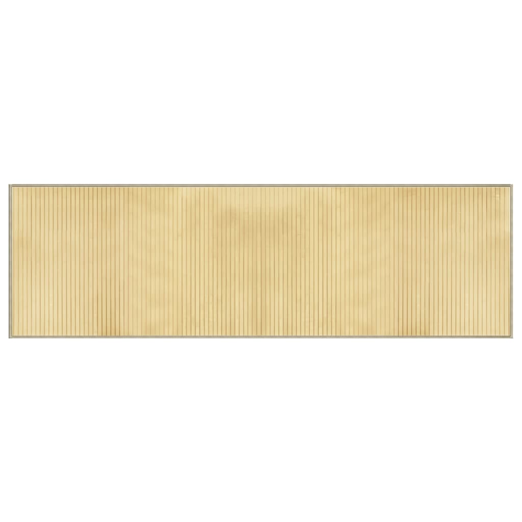 Vloerkleed rechthoekig 60x200 cm bamboe lichtnaturel is nu te koop bij PeponiXL, paradijselijk wonen!