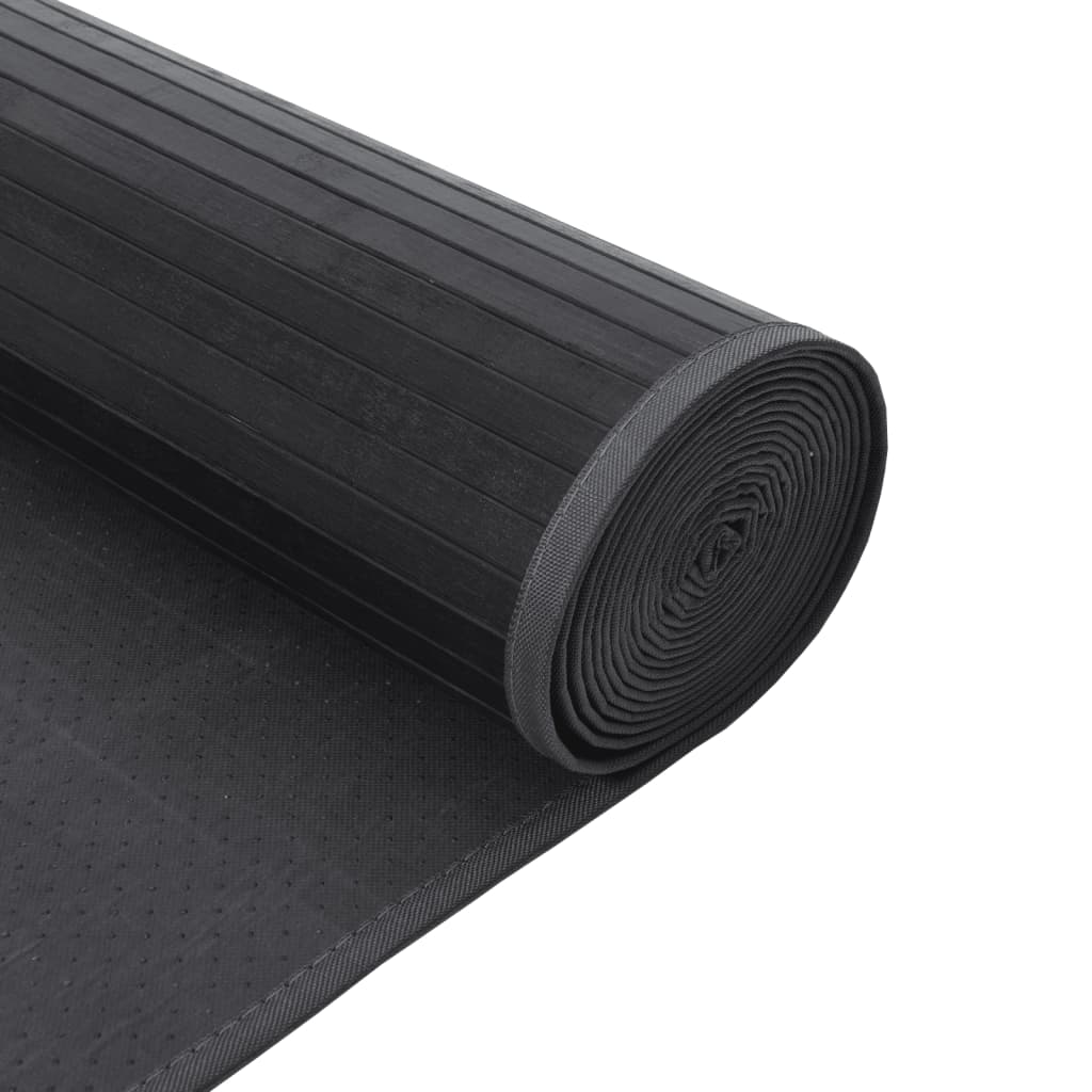 Vloerkleed rechthoekig 60x200 cm bamboe grijs is nu te koop bij PeponiXL, paradijselijk wonen!