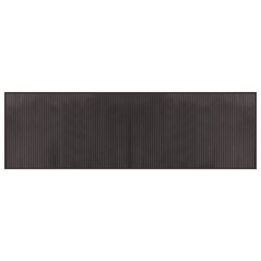 Vloerkleed rechthoekig 60x200 cm bamboe donkerbruin is nu te koop bij PeponiXL, paradijselijk wonen!