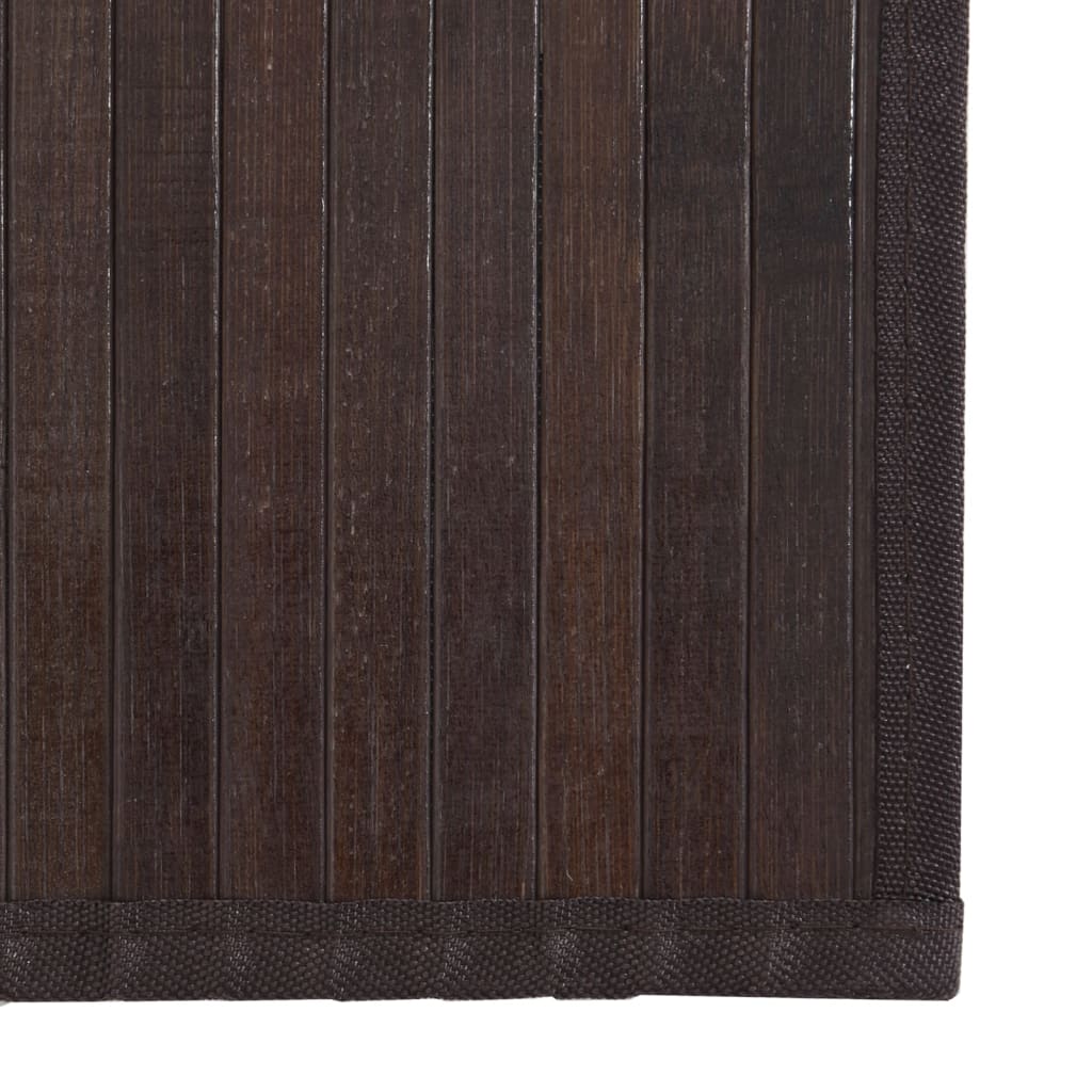 Vloerkleed rechthoekig 60x200 cm bamboe donkerbruin is nu te koop bij PeponiXL, paradijselijk wonen!