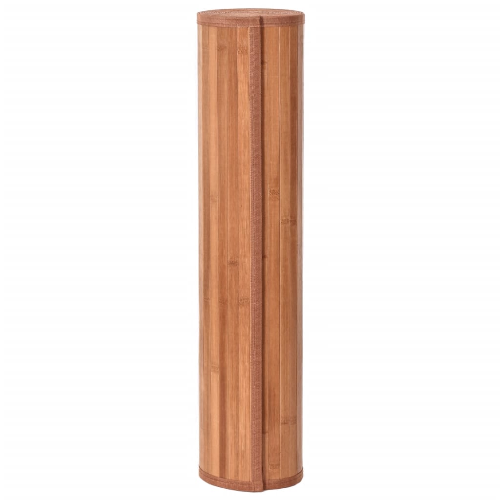 Vloerkleed rechthoekig 60x500 cm bamboe bruin is nu te koop bij PeponiXL, paradijselijk wonen!