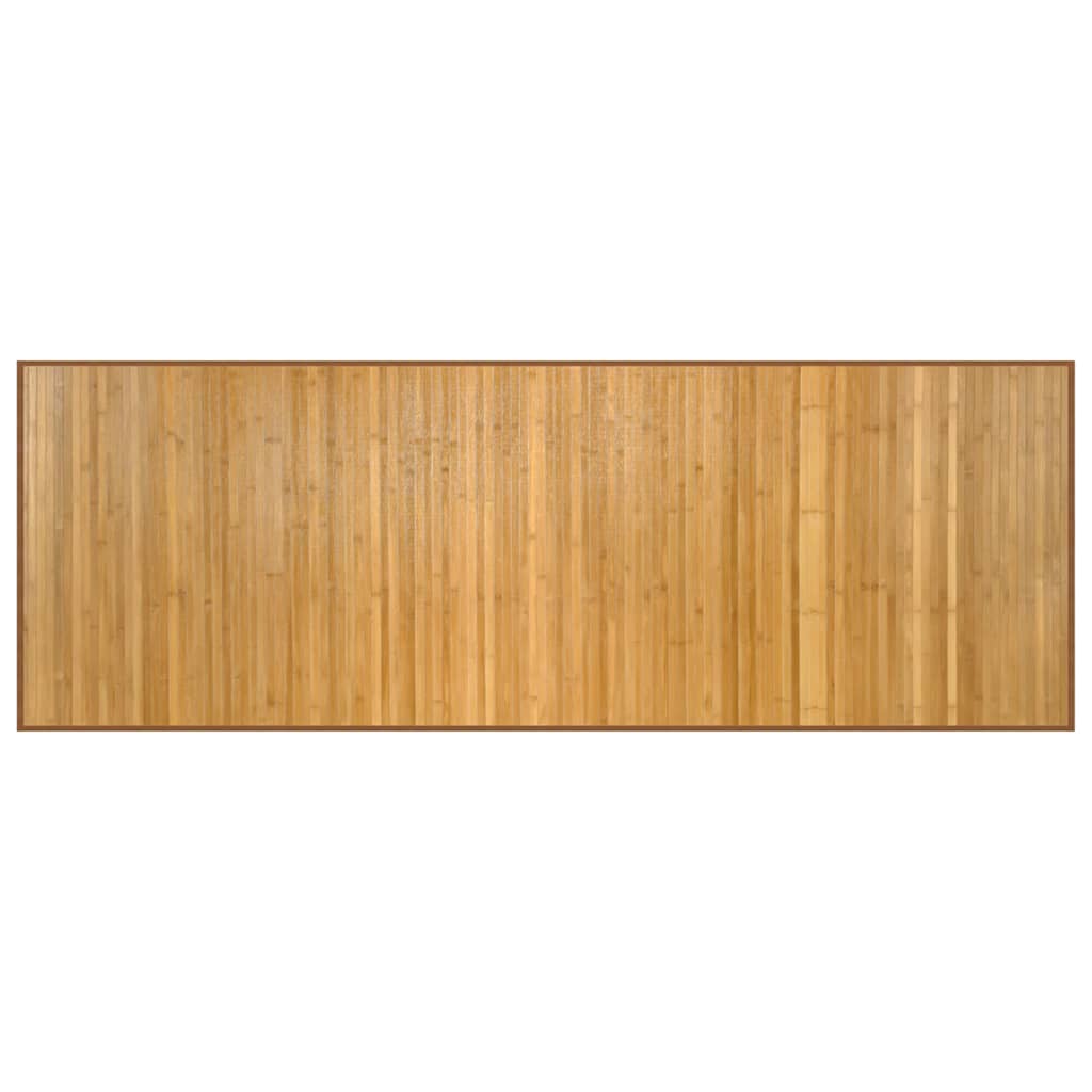 Vloerkleed rechthoekig 70x200 cm bamboe naturel