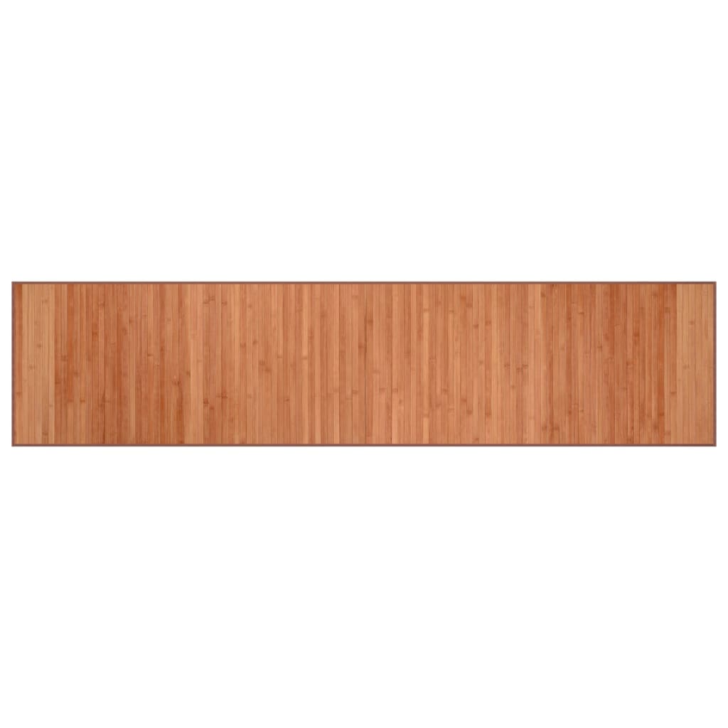 Vloerkleed rechthoekig 70x300 cm bamboe bruin is nu te koop bij PeponiXL, paradijselijk wonen!