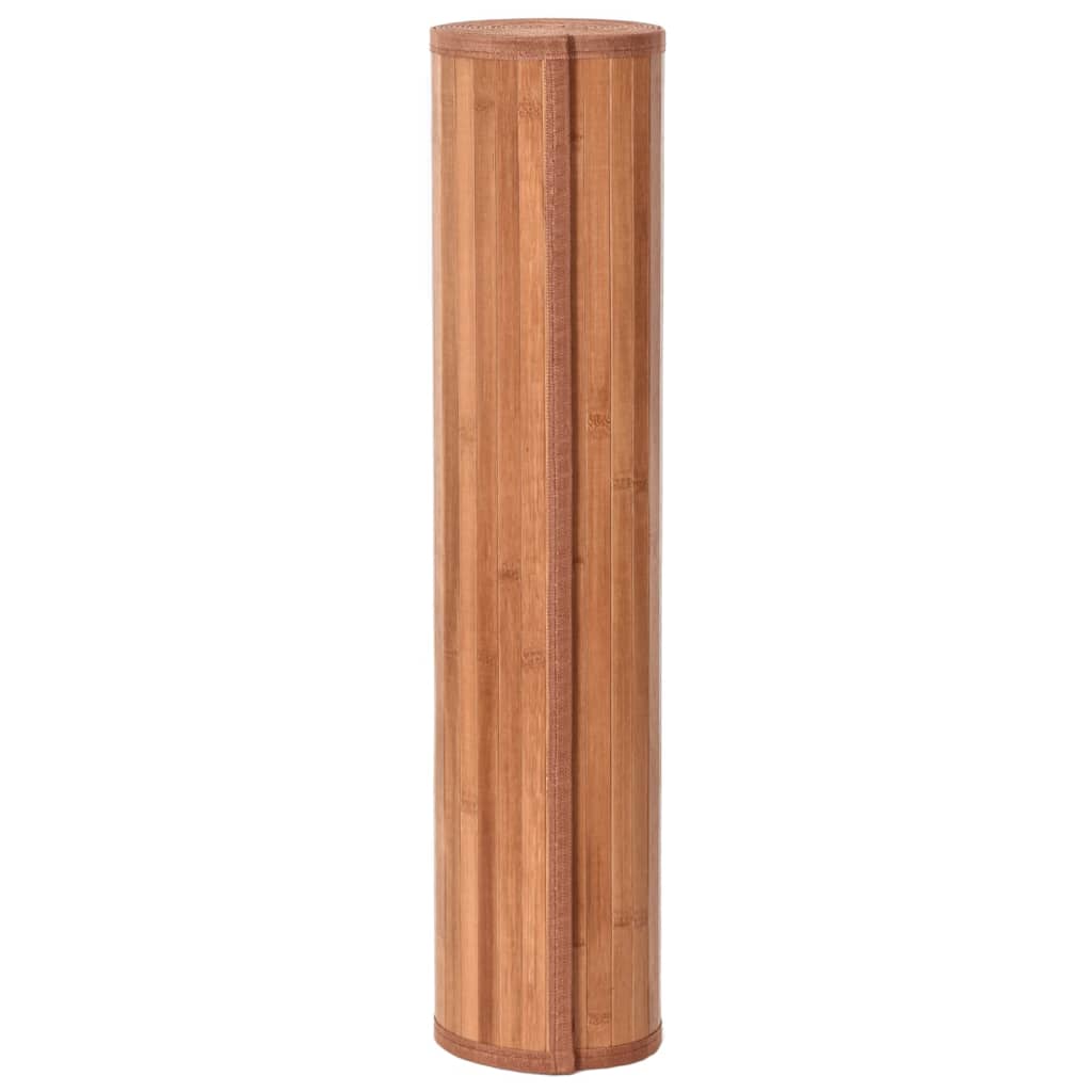 Vloerkleed rechthoekig 70x300 cm bamboe bruin is nu te koop bij PeponiXL, paradijselijk wonen!