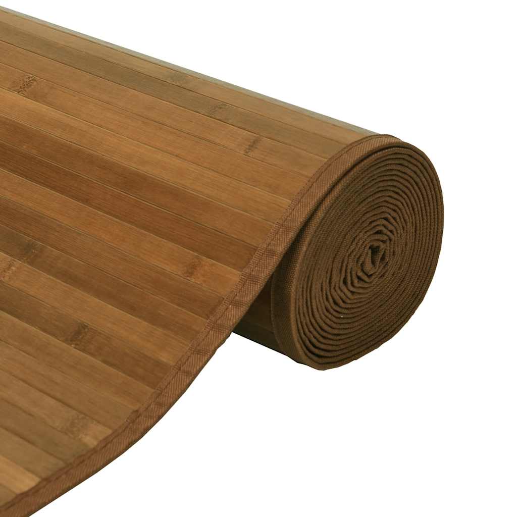 Vloerkleed rechthoekig 70x300 cm bamboe bruin is nu te koop bij PeponiXL, paradijselijk wonen!