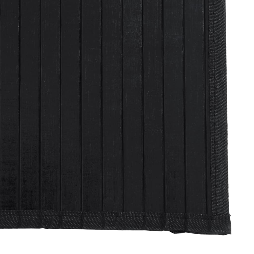 Vloerkleed rechthoekig 70x1000 cm bamboe zwart is nu te koop bij PeponiXL, paradijselijk wonen!