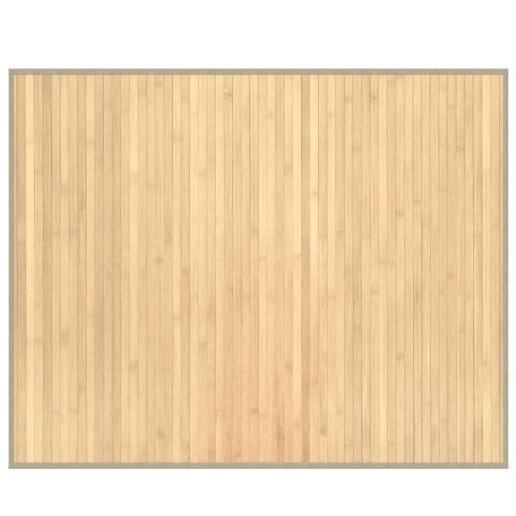 Vloerkleed rechthoekig 80x100 cm bamboe lichtnaturel is nu te koop bij PeponiXL, paradijselijk wonen!
