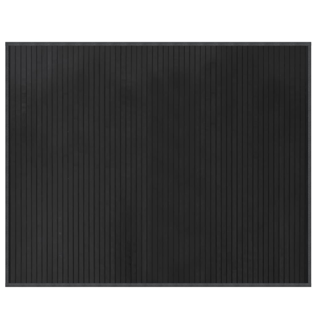 Vloerkleed rechthoekig 80x100 cm bamboe grijs is nu te koop bij PeponiXL, paradijselijk wonen!