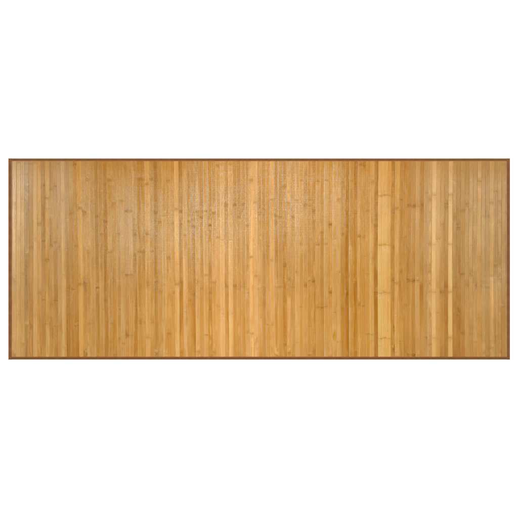 Vloerkleed rechthoekig 80x200 cm bamboe naturel