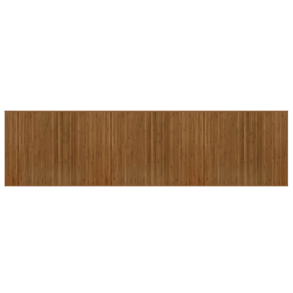 Vloerkleed rechthoekig 80x300 cm bamboe bruin is nu te koop bij PeponiXL, paradijselijk wonen!