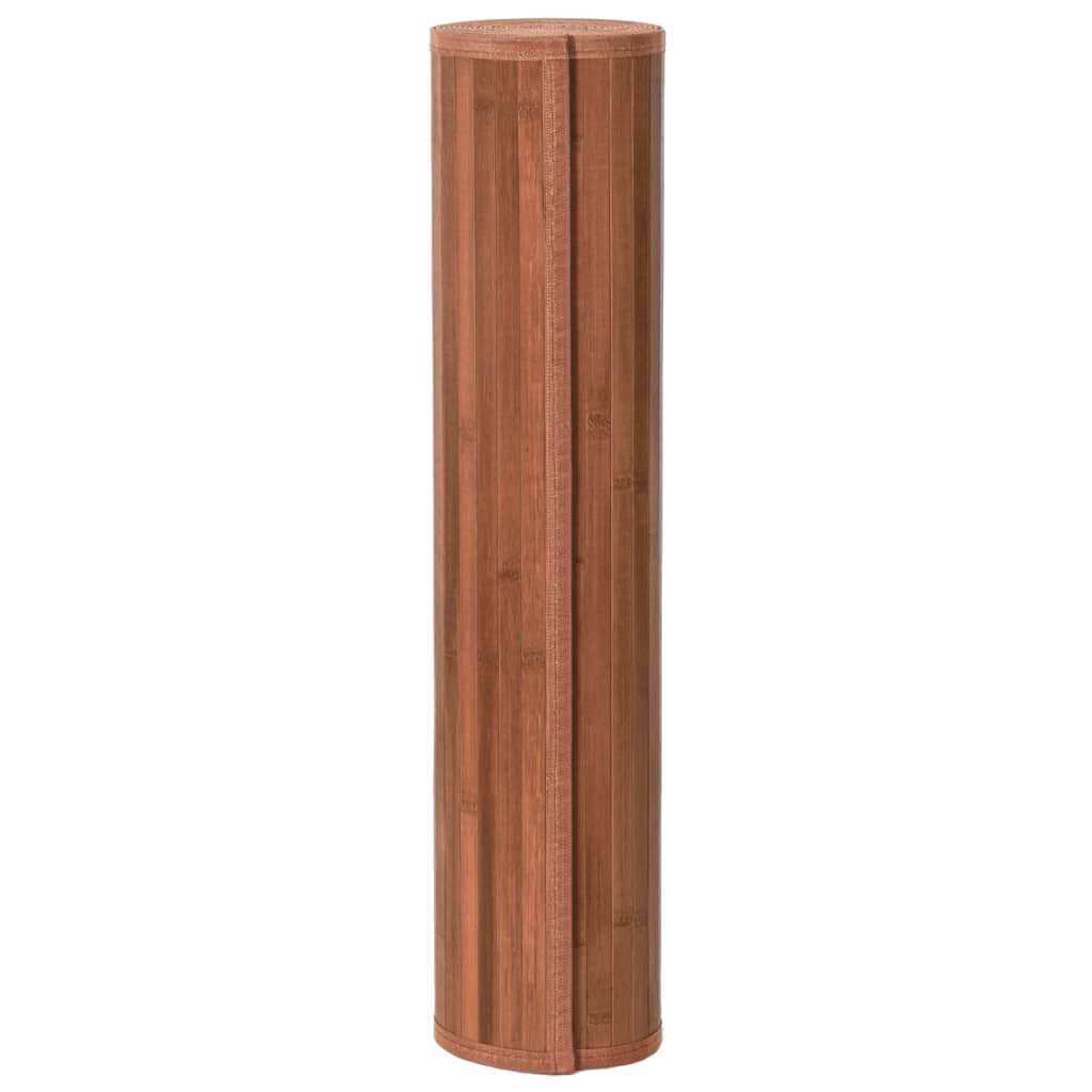 Vloerkleed rechthoekig 80x300 cm bamboe bruin is nu te koop bij PeponiXL, paradijselijk wonen!