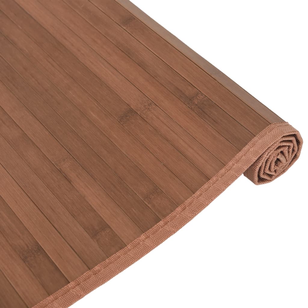 Vloerkleed rechthoekig 80x300 cm bamboe bruin is nu te koop bij PeponiXL, paradijselijk wonen!