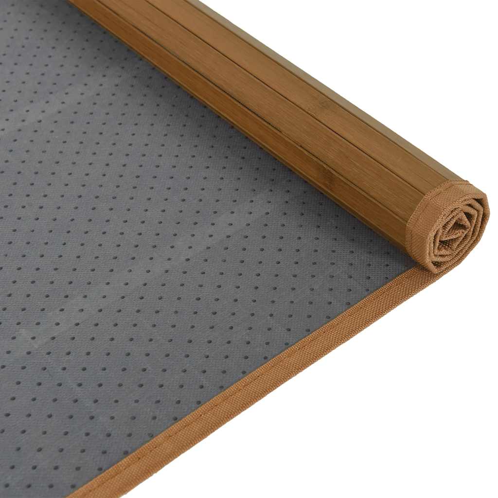 Vloerkleed rechthoekig 80x300 cm bamboe bruin is nu te koop bij PeponiXL, paradijselijk wonen!