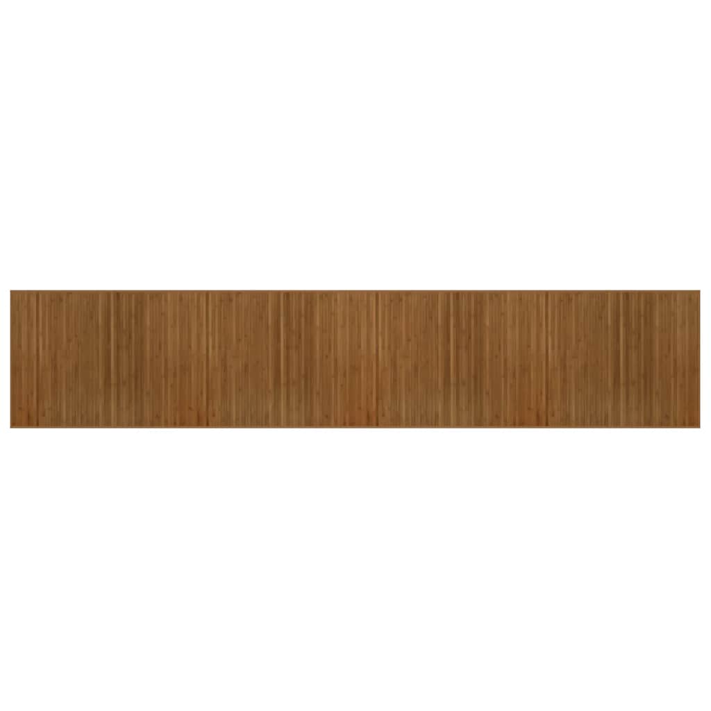 Vloerkleed rechthoekig 80x400 cm bamboe bruin is nu te koop bij PeponiXL, paradijselijk wonen!