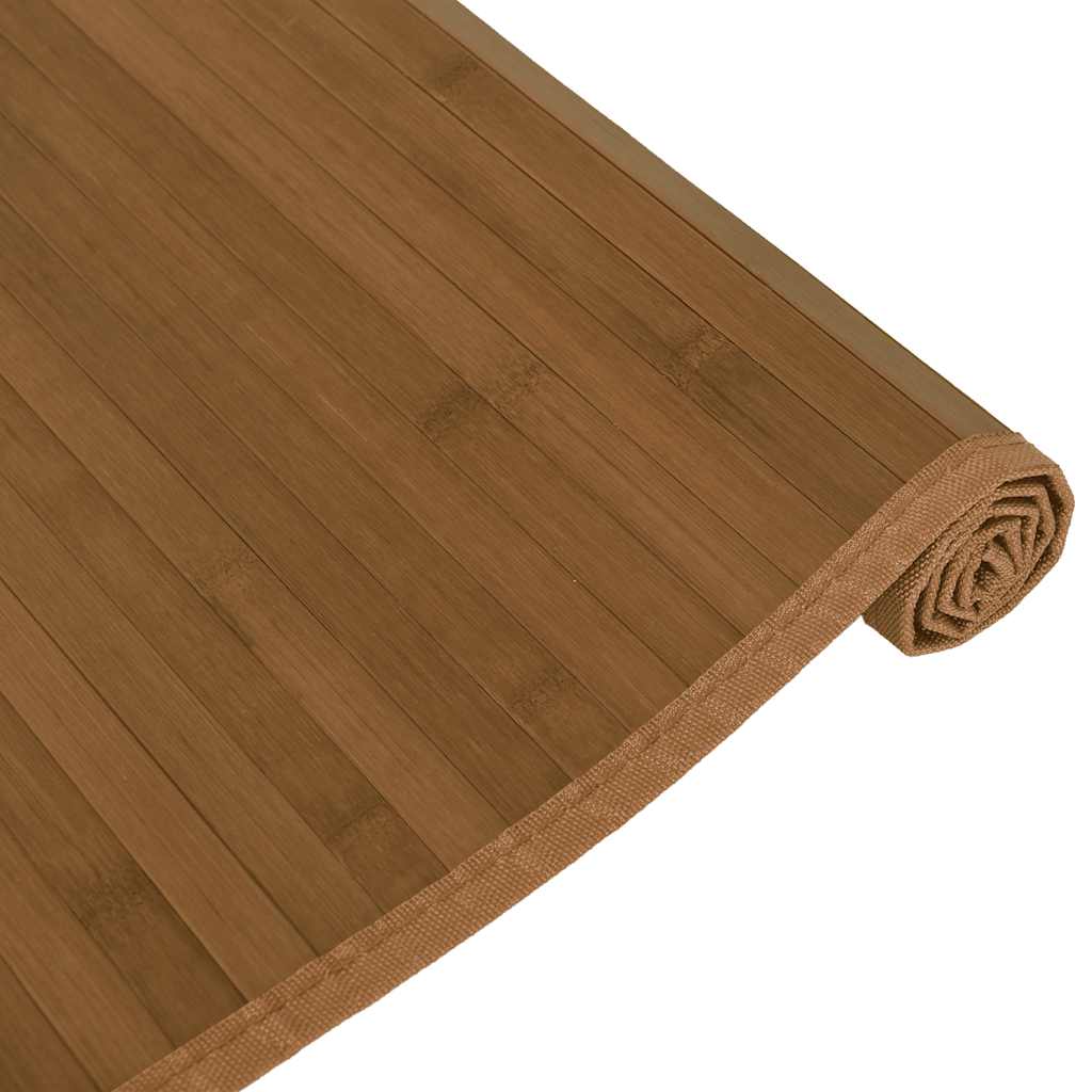 Vloerkleed rechthoekig 80x400 cm bamboe bruin is nu te koop bij PeponiXL, paradijselijk wonen!