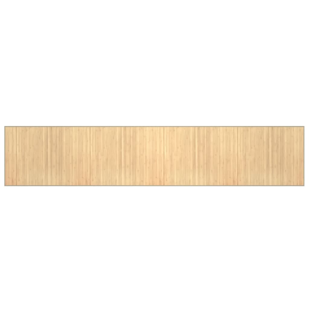 Vloerkleed rechthoekig 80x400 cm bamboe lichtnaturel is nu te koop bij PeponiXL, paradijselijk wonen!