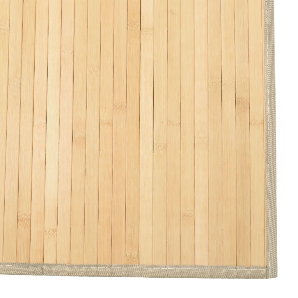 Vloerkleed rechthoekig 80x400 cm bamboe lichtnaturel is nu te koop bij PeponiXL, paradijselijk wonen!