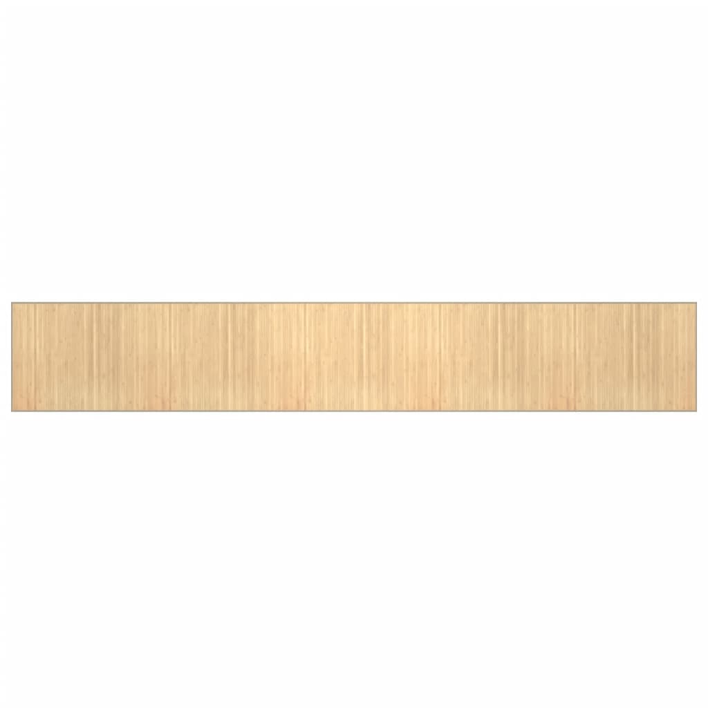 Vloerkleed rechthoekig 80x1000 cm bamboe lichtnaturel is nu te koop bij PeponiXL, paradijselijk wonen!