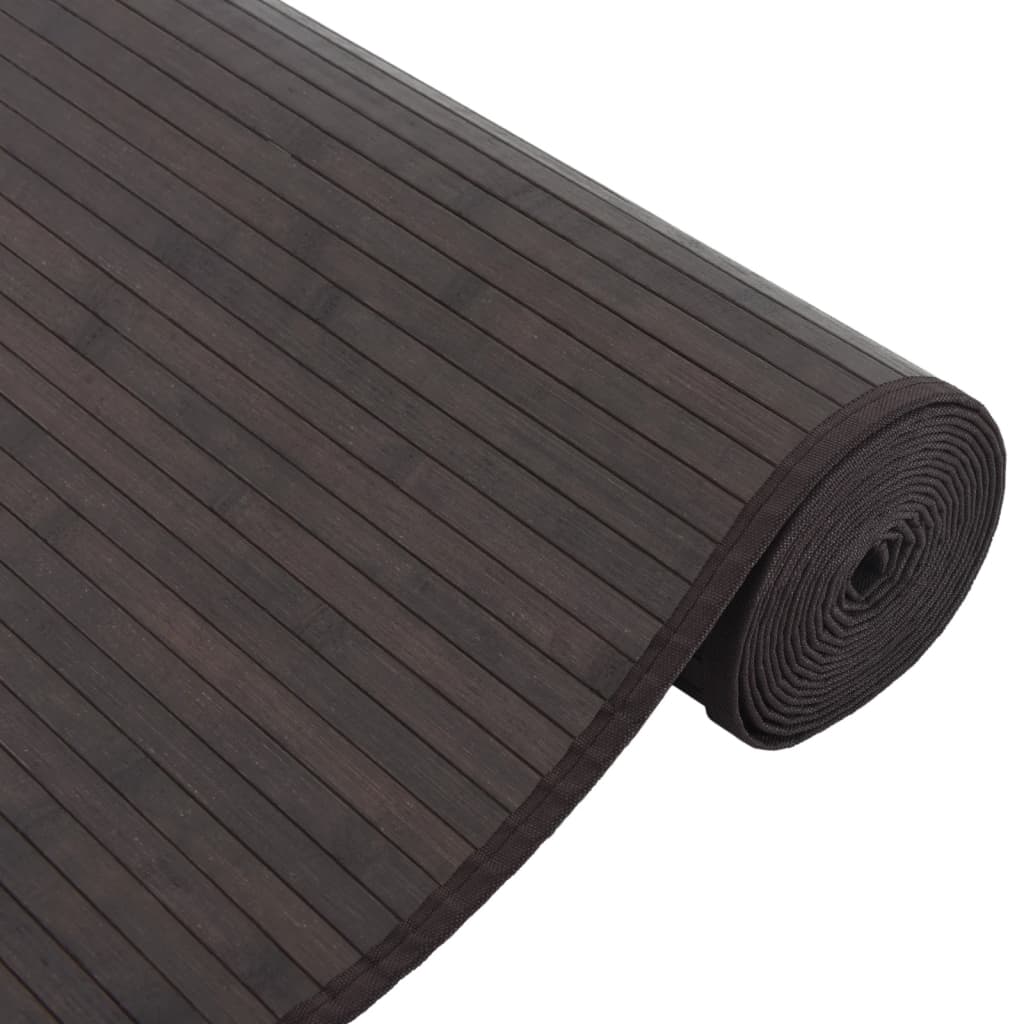 Vloerkleed rechthoekig 80x1000 cm bamboe donkerbruin is nu te koop bij PeponiXL, paradijselijk wonen!