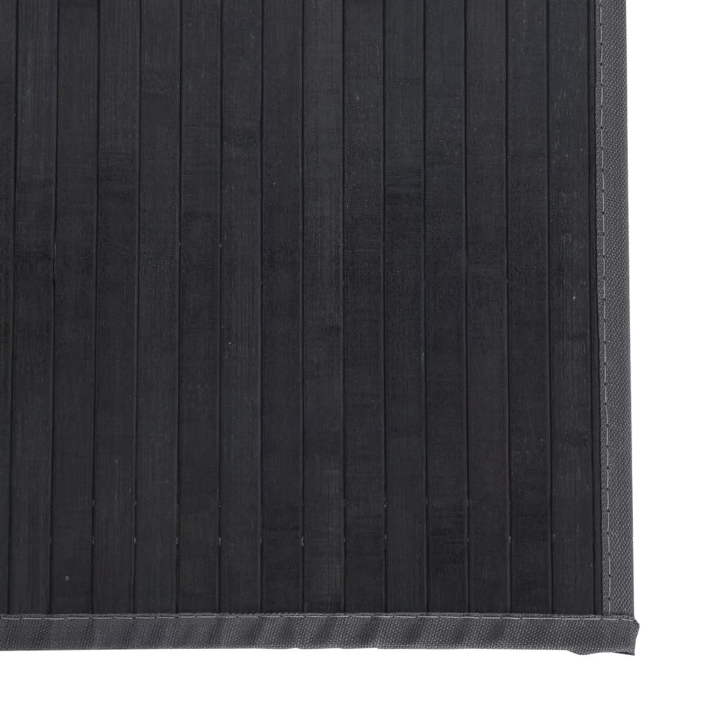 Vloerkleed vierkant 100x100 cm bamboe grijs is nu te koop bij PeponiXL, paradijselijk wonen!