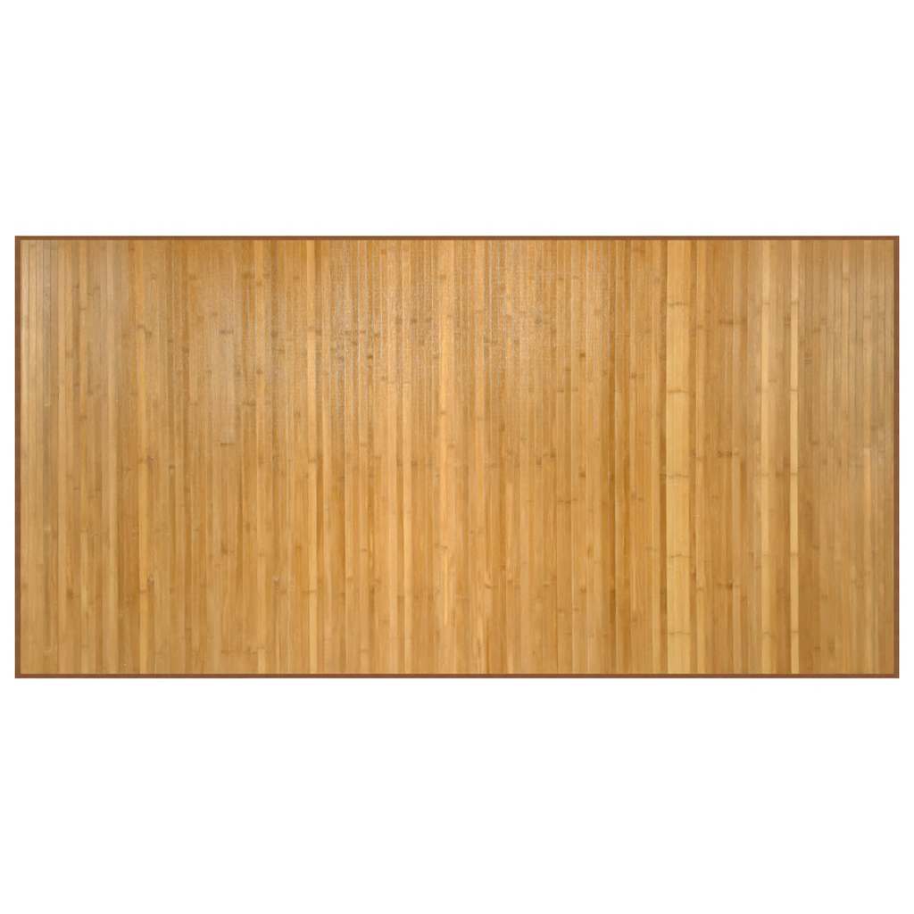 Vloerkleed rechthoekig 100x200 cm bamboe naturel