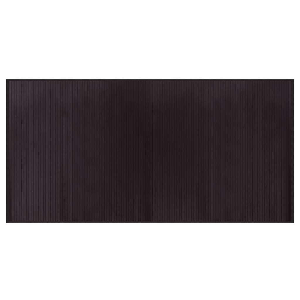 Vloerkleed rechthoekig 100x200 cm bamboe donkerbruin is nu te koop bij PeponiXL, paradijselijk wonen!