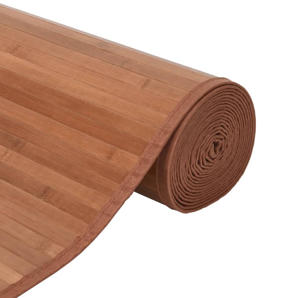 Vloerkleed rechthoekig 100x300 cm bamboe bruin is nu te koop bij PeponiXL, paradijselijk wonen!