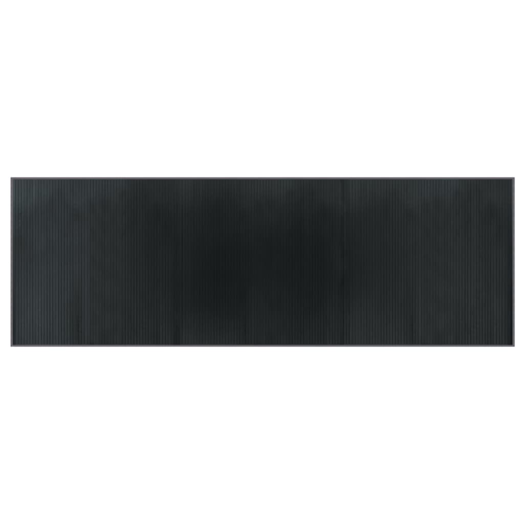 Vloerkleed rechthoekig 100x300 cm bamboe grijs is nu te koop bij PeponiXL, paradijselijk wonen!