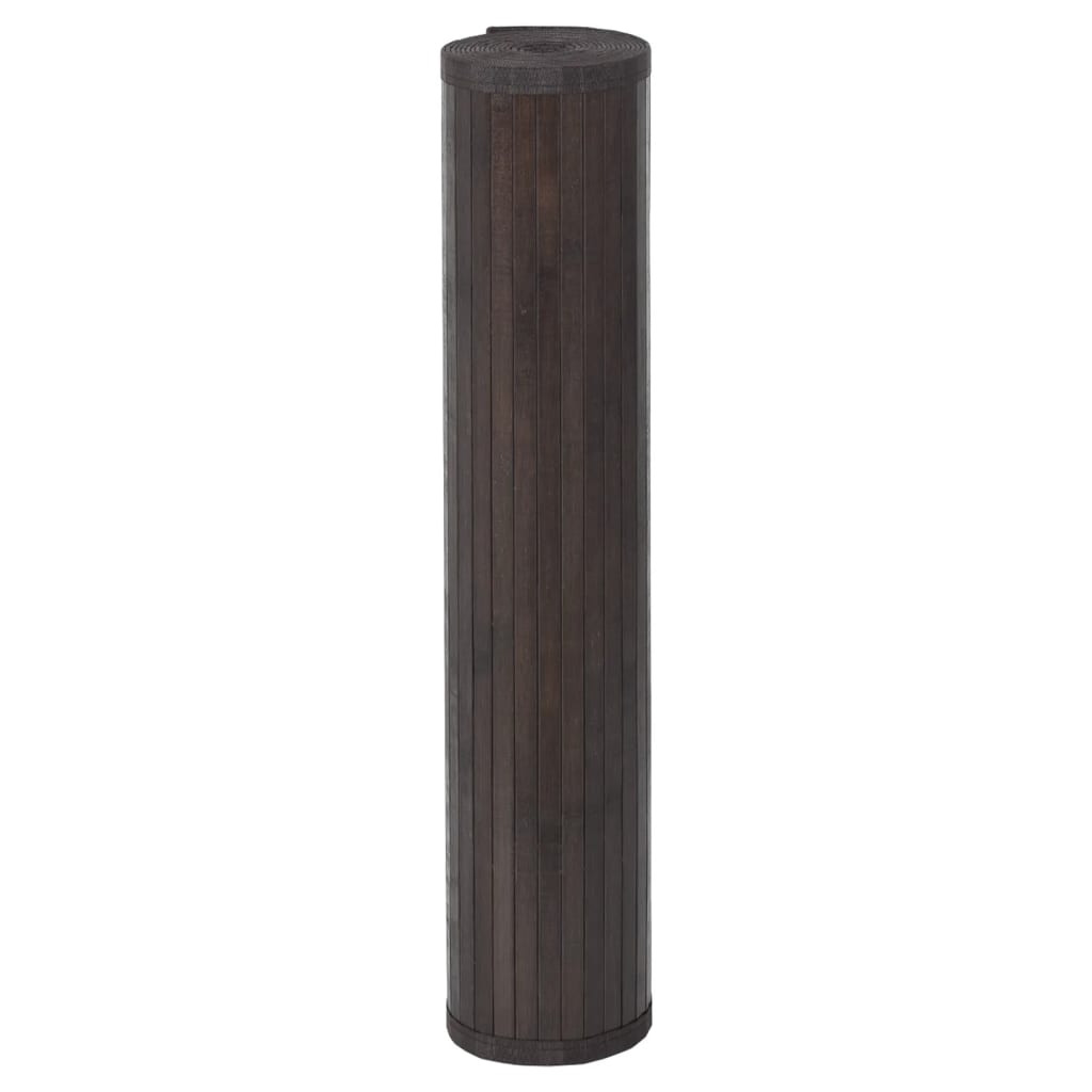 Vloerkleed rechthoekig 100x400 cm bamboe donkerbruin is nu te koop bij PeponiXL, paradijselijk wonen!