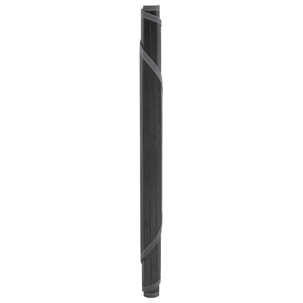 Vloerkleed rond 60 cm bamboe grijs is nu te koop bij PeponiXL, paradijselijk wonen!
