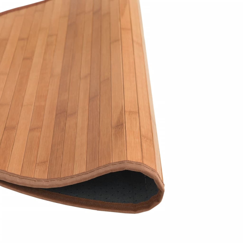 Vloerkleed rond 80 cm bamboe naturel is nu te koop bij PeponiXL, paradijselijk wonen!