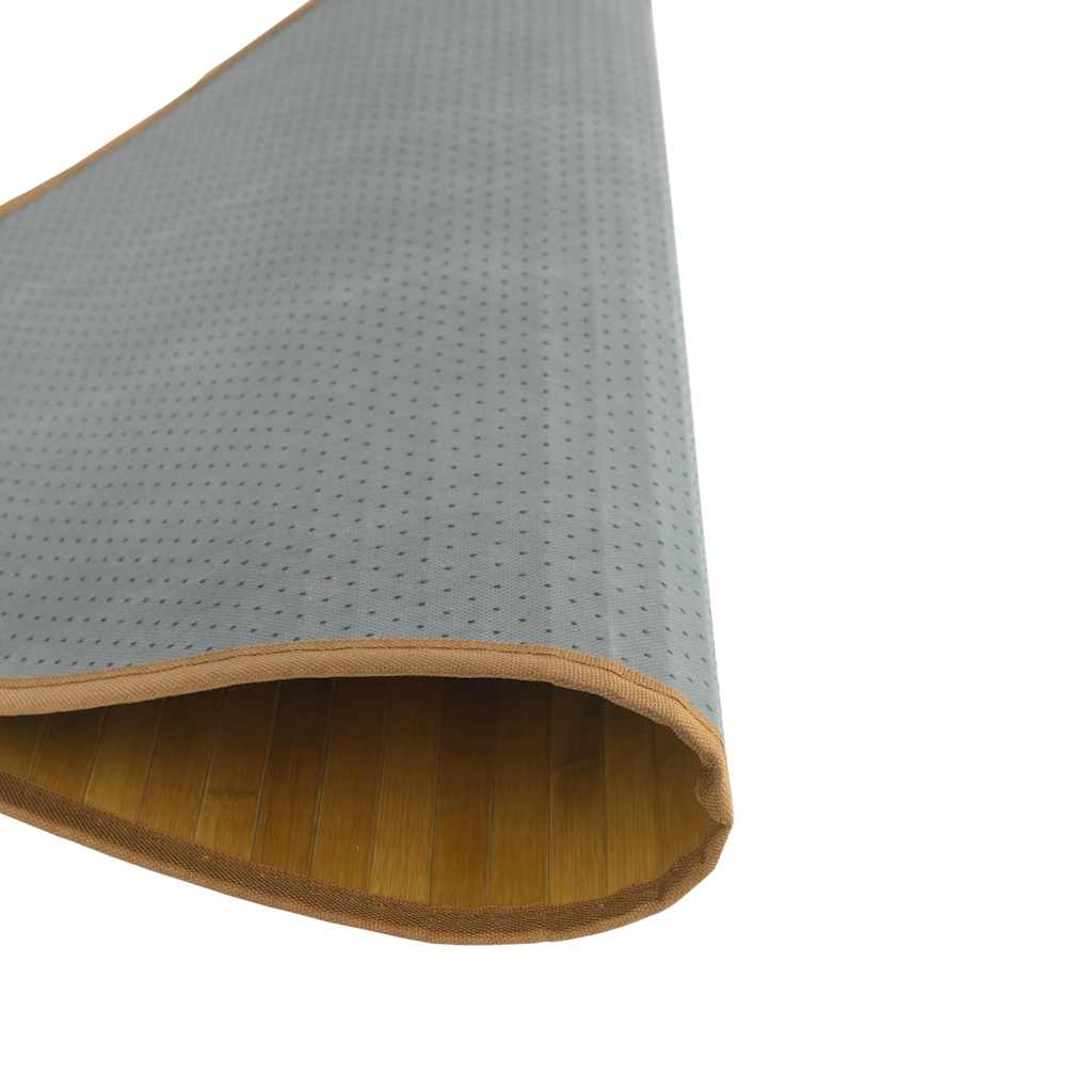 Vloerkleed rond 80 cm bamboe naturel is nu te koop bij PeponiXL, paradijselijk wonen!