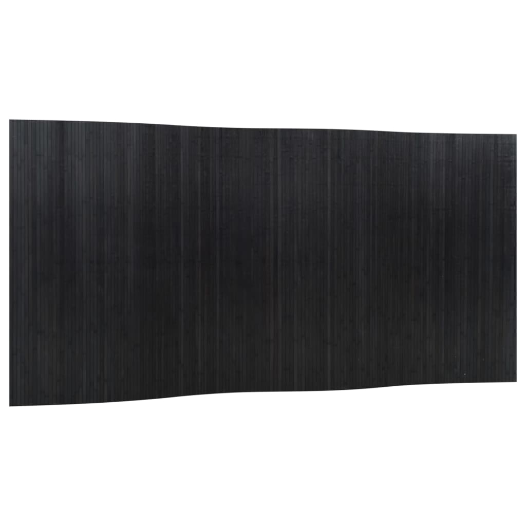 Kamerscherm breedte 400 cm hoogte 165 cm bamboe zwart is nu te koop bij PeponiXL, paradijselijk wonen!