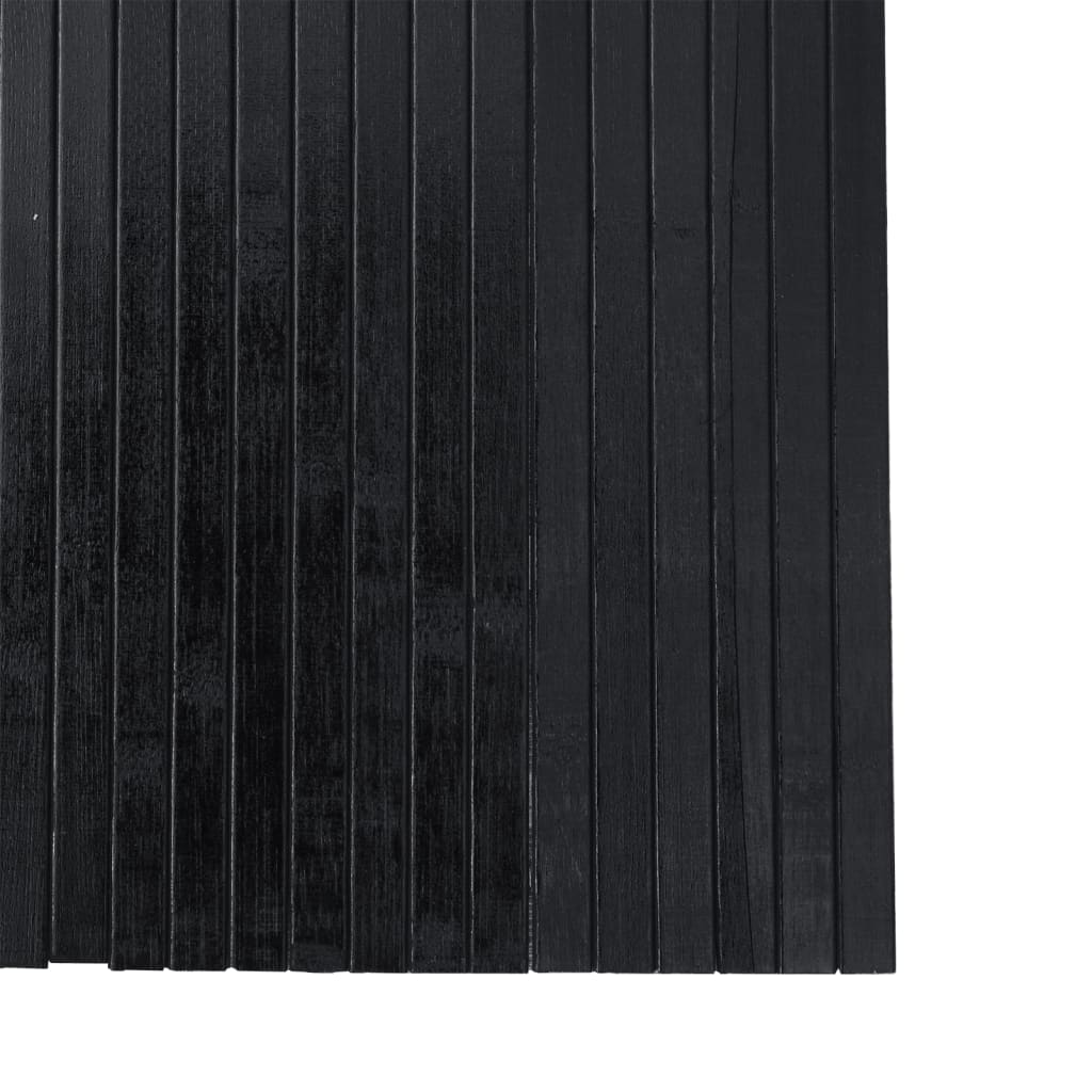 Kamerscherm breedte 600 cm hoogte 165 cm bamboe zwart is nu te koop bij PeponiXL, paradijselijk wonen!