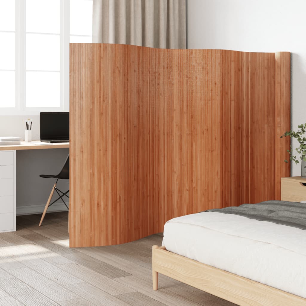 Kamerscherm breedte 800 cm hoogte 165 cm bamboe bruin is nu te koop bij PeponiXL, paradijselijk wonen!