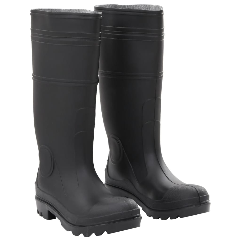 Regenlaarzen maat 38 PVC zwart is nu te koop bij PeponiXL, paradijselijk wonen!