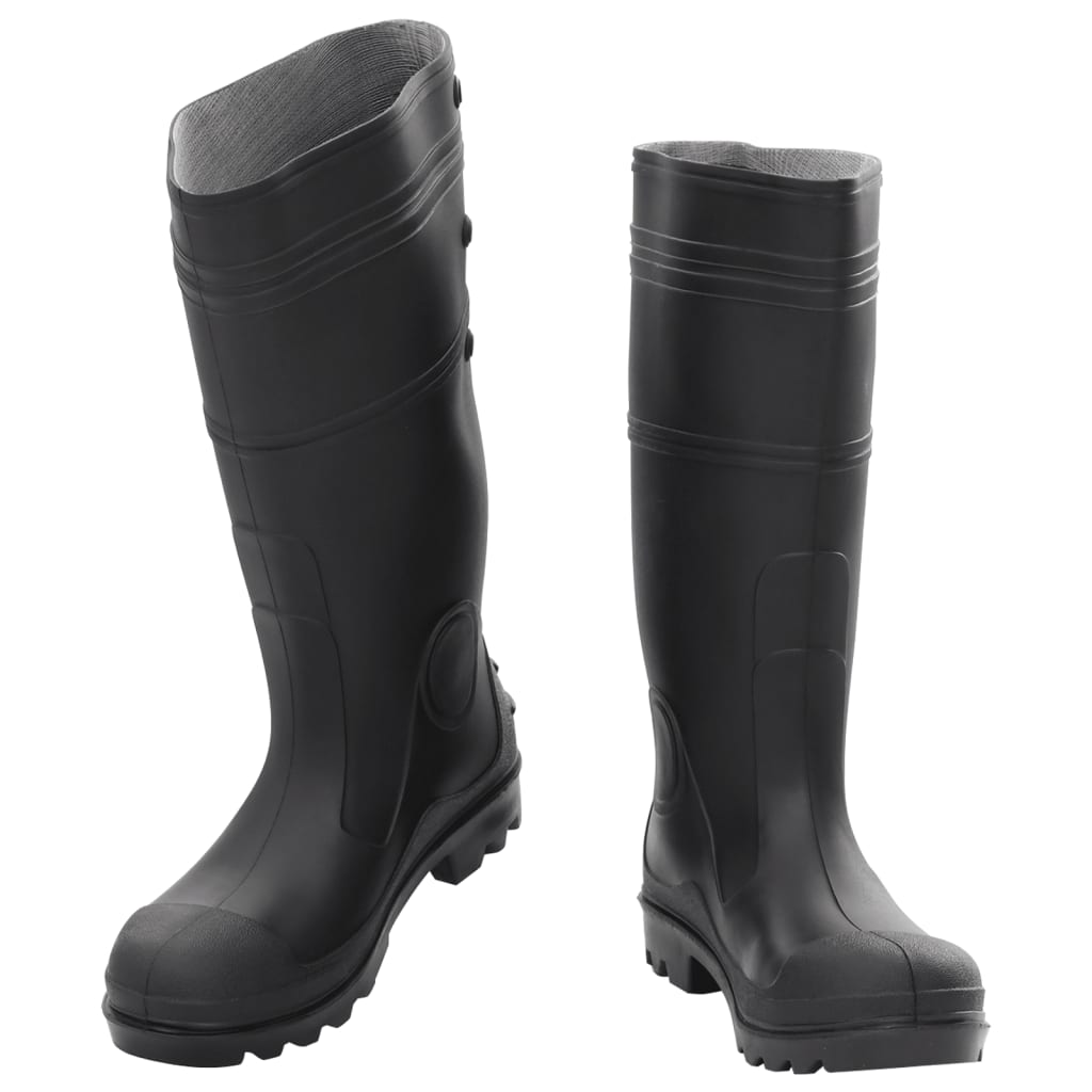 Regenlaarzen maat 38 PVC zwart is nu te koop bij PeponiXL, paradijselijk wonen!