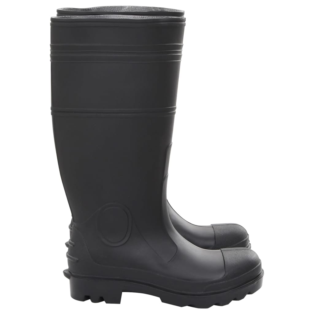 Regenlaarzen maat 38 PVC zwart is nu te koop bij PeponiXL, paradijselijk wonen!