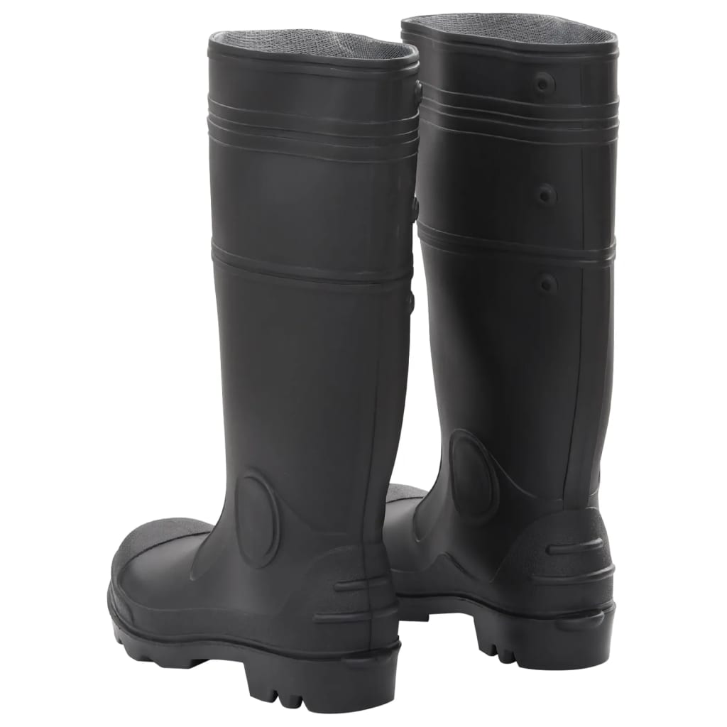 Regenlaarzen maat 38 PVC zwart is nu te koop bij PeponiXL, paradijselijk wonen!