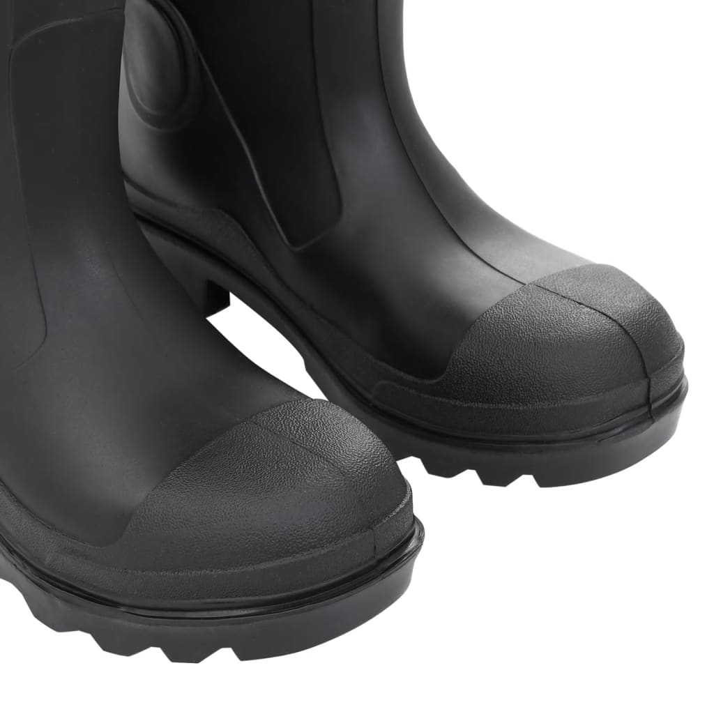 Regenlaarzen maat 38 PVC zwart is nu te koop bij PeponiXL, paradijselijk wonen!